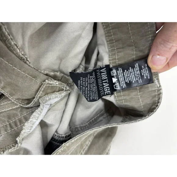 Kuhl Cargo Shorts Men 36 X 12 Brown Patina Dye Cotton Nylon Hiking Gorpcore EUC - Picture 8 of 9